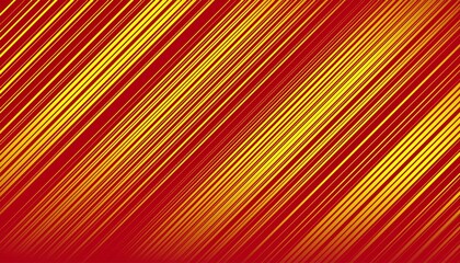 Poster - red and yellow vector background with diagonal lines