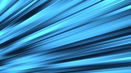 Wall Mural - shiny blue laser beam moving with a swaying motion toward the lower left—4k loop motion background.