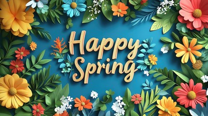 Poster - A bright and colorful 