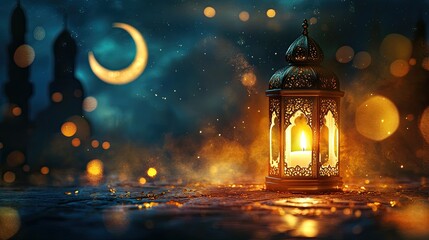 Illuminated Ramadan Lantern