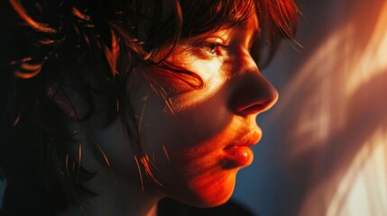 Poster - Close-up of a person holding and using their cell phone