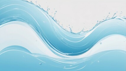 Poster - abstract blue background