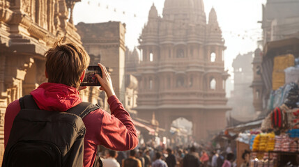 Traveler Capturing the Beauty of India