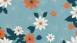 © Habibur Rahaman - seamless pattern with flowers seamless floral background