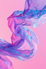 Leinwandbilder - A detailed view of a pink and blue object, perfect for use in product or design demonstrations