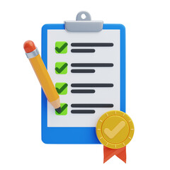 Poster - 3D Survey Completed Successfully. 3D Icon