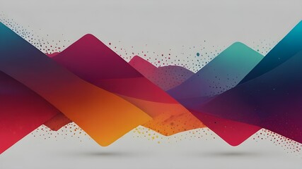 Wall Mural - Abstract blurred gradient long banner. Minimal vector background with arrows. Facebook cover, social media header, banner Generative AI