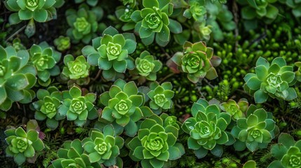 Corsican stonecrop sedum reflexum a type of succulent plant