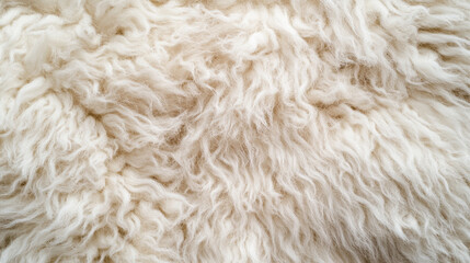 Close up of goat wool texture for background