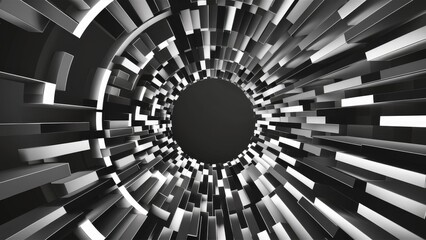 Poster - Abstract gray line background design.