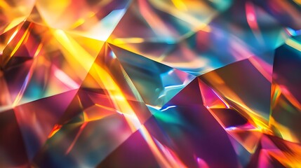 Abstract Holographic Background with Vibrant Colors