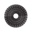 © Elvis - Abstract black sphere with halftone on transparent background.