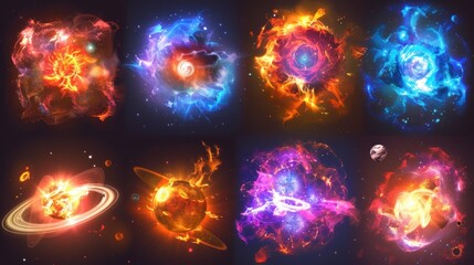 Wall Mural - Cosmic Energy Blast.