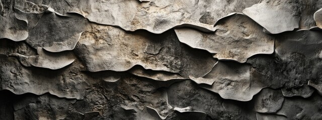 Poster - 3D rendering of a textured wall suitable for background use