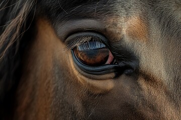 eye of horse