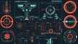 © Iswanto - Futuristic HUD Interface Design.