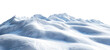© PixMarket - Winter snow landscape isolated on transparent background