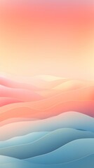 Wall Mural - Dreamy Anime-Inspired Sky: Soothing Blue and Pink Gradient for Healing Illustrations. AI-Generated Abstract Background for Creative Marketing and Web Design. Minimalist Composition with Elegant Textur