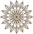 © AI Designer - abstract floral ornament