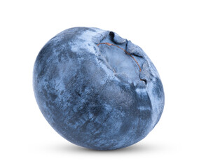 Wall Mural - Fresh blueberry  isolated on transparent png