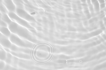 Wall Mural - abstract white transparent water shadow surface texture natural ripple background