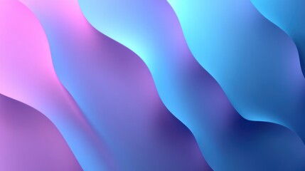 Poster - Cool gradient background in blue tones