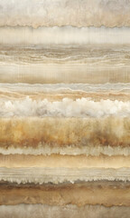 Poster - layered earth tones: abstract texture featuring horizontal bands of earthy hues, perfect for backgro