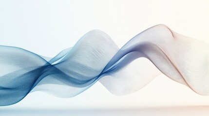 Poster - Upward-curving abstract lines forming a peak, symbolizing the achievement of success, set against a clean white background.