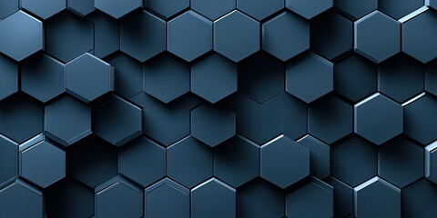 Wall Mural - hexagon shape background	