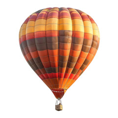 hot-air balloon isolated on white or transparent background