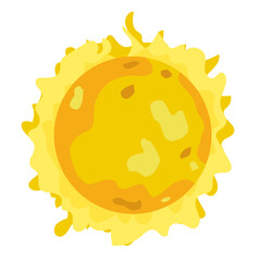 Sun Planet Illustration Vector