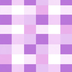 Sticker - Soft pastel purple grid with delicate white checks, perfect for a calming and stylish background.