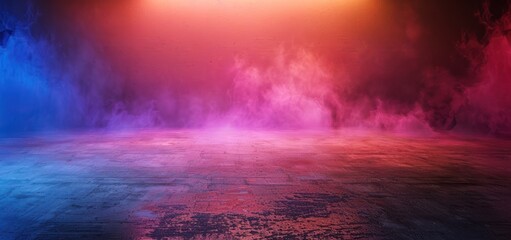 Poster - Abstract Colorful Smoke and Light Effects