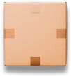 © Windawake - A simple brown cardboard box isolated on transparent background.
