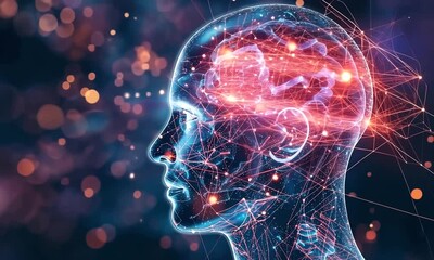 Poster - Exploring the interconnected pathways of thought and creativity in a vibrant digital landscape. Generative AI