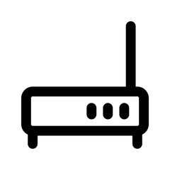 Wall Mural - router line icon