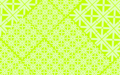 Wall Mural - abstract line pattern green background