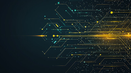 Abstract business connection of lines from nodes It is connected to endless nodes and represents the innovation of communication cyber security in the network backgroun