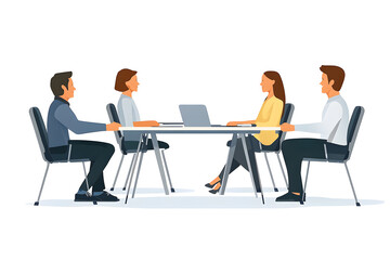 
Imagine
1w



Office business meeting flat illustration isolated on white background.