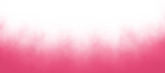 Wall Mural - floating pink smoke effect isolated on transparent white background. magic haze. cloud, smoke textur