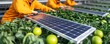 © Photography09 - Workers on an assembly line building solar-powered farm machinery, green technology, sustainable agriculture
