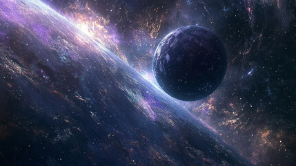 Wall Mural - planet in space