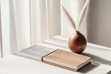 Copper Vase and Minimalist Journal