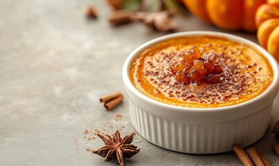 Wall Mural - Spiced Pumpkin Creme Brulee