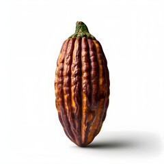 cacao on white background