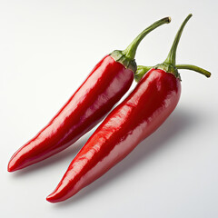 Wall Mural - spicy chilli spice with isolated white background