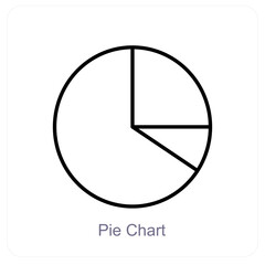 Pie Chart and diagram icon concept