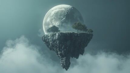 Floating Islands and the Moon