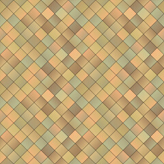 Aufkleber - Geometrical seamless gradient square pattern background - colorful abstract vector graphic design from diagonal squares
