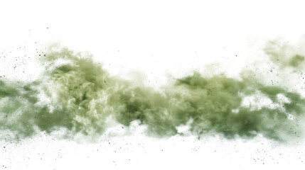 Wall Mural - soft green dust bursts